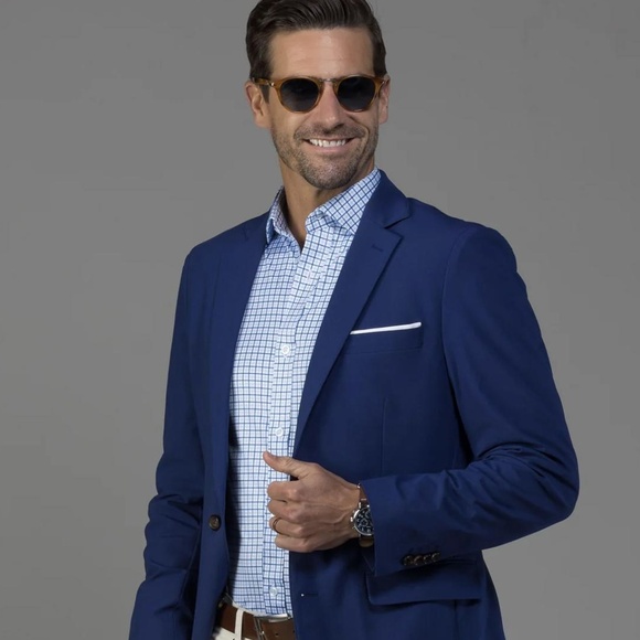 Like New MTailor Virgin Wool Blazer Jacket Size 43R